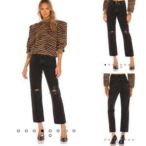 AGOLDE 90s Mid Rise Loose in Smokestack